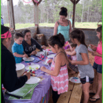 Arts and Crafts is one of the activiites offered at Grand Veiw Campground