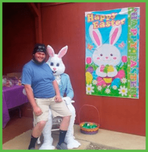 Crown Automotive Towing with Easter Bunny